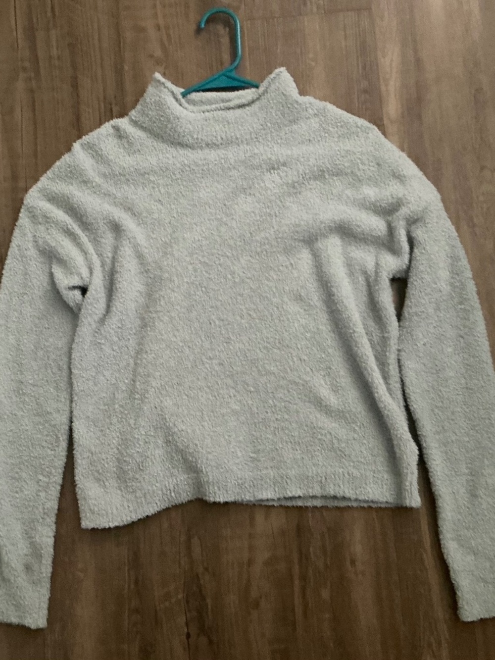 Thread & Supply mock neck fuzzy pullover sweater,  size XS